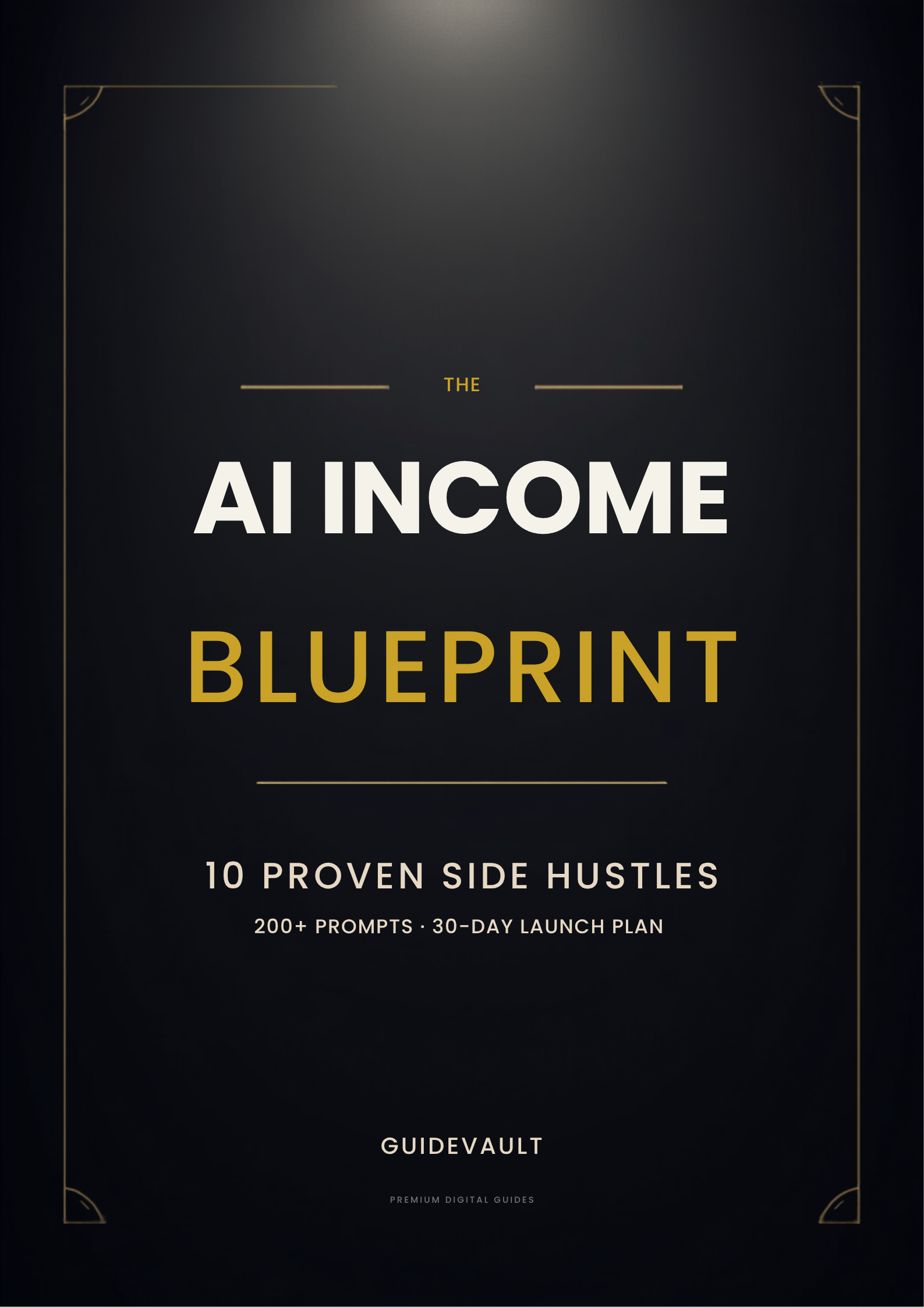 The AI Income Blueprint premium AI business guide cover